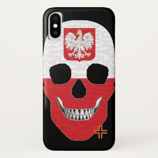 HANDSCARALポーランドのケースiPhone X B2 Case-Mate iPhoneケース (裏面)