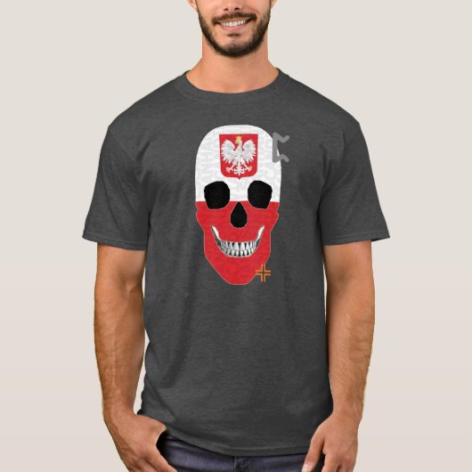 HANDSCARALポーランドTシャツ基本B2 Tシャツ (正面)