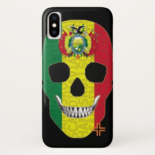 HANDSCARULボリビアのケースiPhone X B2 Case-Mate iPhoneケース (裏面)