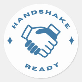 Handshake Readyシール ラウンドシール