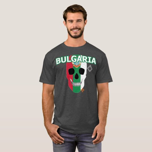 HANDSKULL Bulgaria t-shirt basic B2 Tシャツ (正面フル)