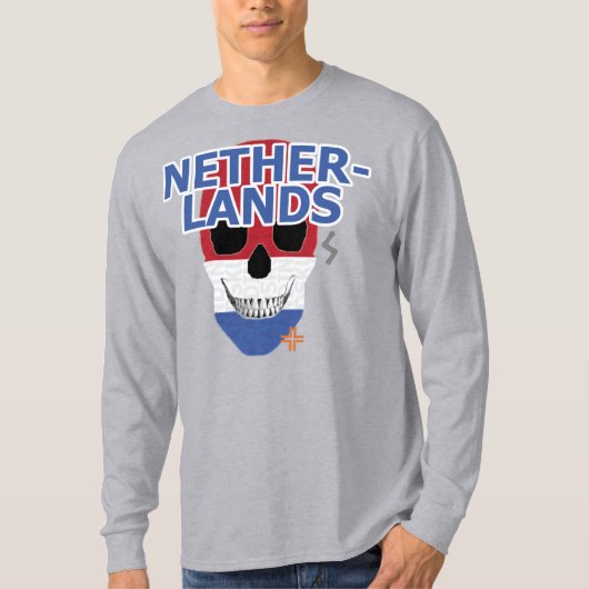 HANDSKULL Netherlands Long Sleeve T-Shirt B2 Tシャツ (正面)
