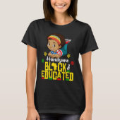 Handsome Black Educated Black History Kids Boys Af Tシャツ (正面)
