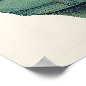 Handsome Ginger Cat In Green Sweater, Funny Cat De ポスター (角)