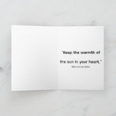 Handsome Native American Wisdom Greetings Card カード (内部)