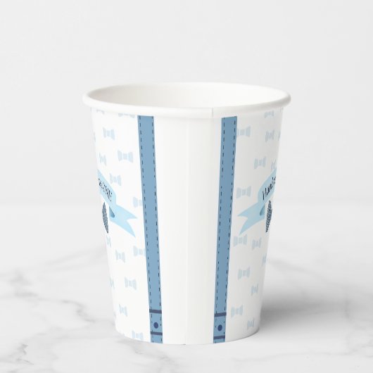 Handsome One Baby Boy First Birthday Cups 紙コップ (右)