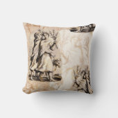 Handsome Roman Youths in Festival Procession クッション (正面)