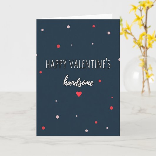 Handsome Valentines Graphic Card カード (黄色い花)