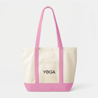 Handtasche mit Yoga-Schriftzug トートバッグ