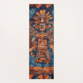 Handtuch Set Azteken Stil Mexico Mittel- Südamerik ヨガマット (裏面)