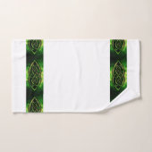 Handtuch Set, keltischer Knoten, bunt, grün バスタオルセット (ハンドタオル)