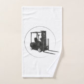 Handtuch Set mit Gabelstapler Grafik バスタオルセット (ハンドタオル)