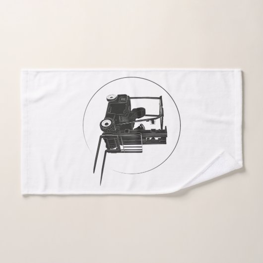 Handtuch Set mit Gabelstapler Grafik バスタオルセット (ハンドタオル)