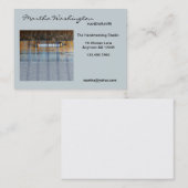 Handweavingの織機 名刺 (正面/裏面)