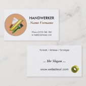 Handwerker 名刺 (正面/裏面)