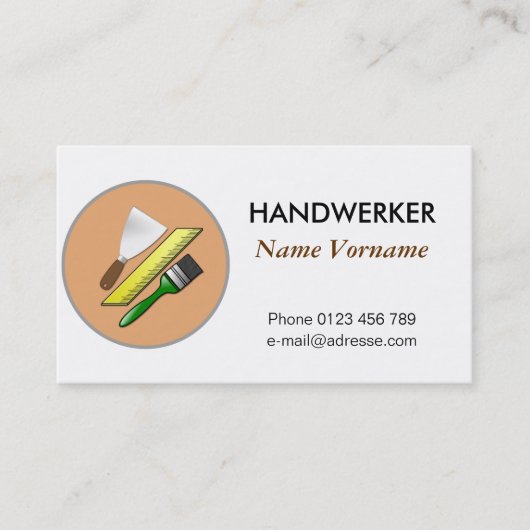 Handwerker 名刺 (正面)
