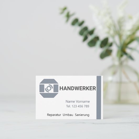 Handwerker 名刺 (スタンド正面)