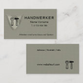 handwerker service 名刺 (正面/裏面)