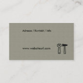 handwerker service 名刺 (裏面)