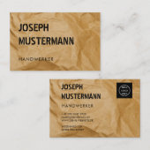Handwerker Visitenkarte Vorlage Anpassen 名刺 (正面/裏面)