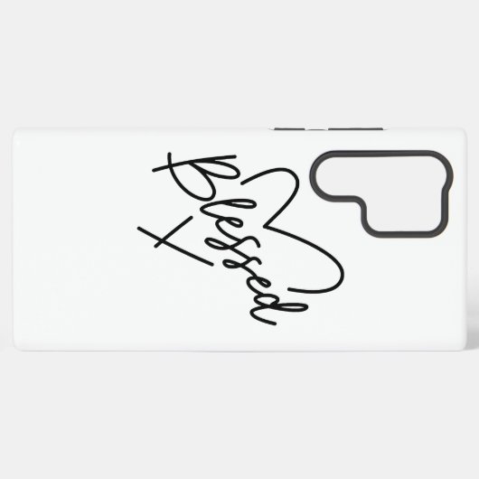 Handwritten Gratitude Quote Samsung Galaxyケース (裏面横)