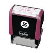 Handwritten handmade with love self-inking stamp セルフインキングスタンプ (商品)