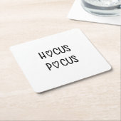 Handwritten hocus pocus スクエアペーパーコースター (アングル)