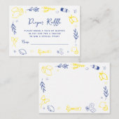 Handwritten Main Squeeze Italian Diaper Raffle エンクロージャーカード (正面/裏面)