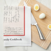 Handwritten Marinade Recipeママの キッチンタオル (四つ折り)