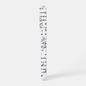 Handwritten Script Personalized 2 Photo Layout iPhoneケース (左側面)