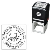 Handwritten Simple Lemon Custom Book セルフインキングスタンプ (インサイチュ)