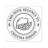 Handwritten Simple Lemon Custom Book セルフインキングスタンプ (デザイン)