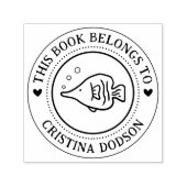 Handwritten Simple Tropical Fish Custom Book セルフインキングスタンプ (デザイン)