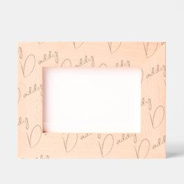 Handwritten-Style Custom Daddy Wood Frame, 7x5,  レーザー彫刻フレーム