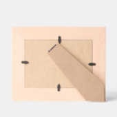 Handwritten-Style Personalized Wood Frame, 7x5, レーザー彫刻フレーム (裏面)