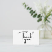Handwritten Thank You Card Small Business 名刺 (スタンド正面)