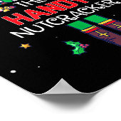 Handy Nutcracker Funny Christmas Family Matching O ポスター (角)