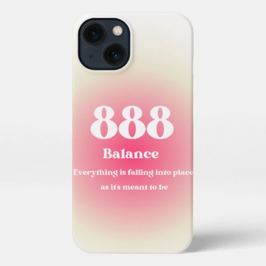 Handyhülle mit Angel Number 888 iPhoneケース (裏面)