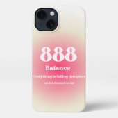 Handyhülle mit Angel Number 888  iPhoneケース (裏面)
