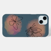  Handyhülle mit Schmetterlingen Case-Mate iPhoneケース (裏面 (横))