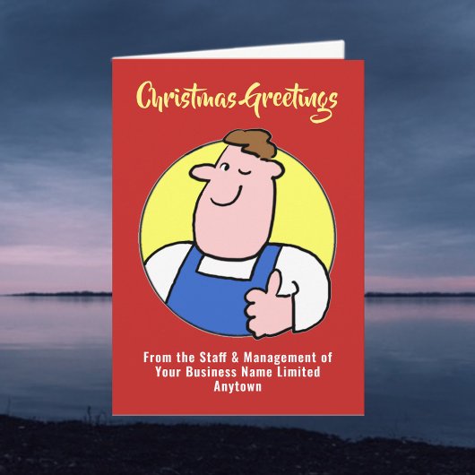 HandymanまたはDIY会社のクリスマスカード シーズンカード