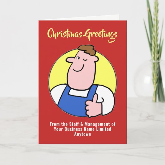 HandymanまたはDIY会社のクリスマスカード シーズンカード (正面)