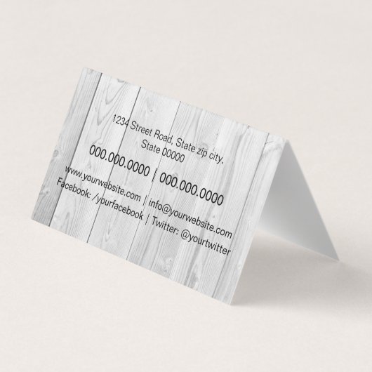 Handymanサービス名刺 名刺 (裏面)