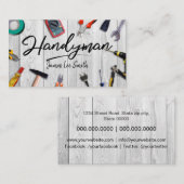 Handymanサービス名刺 名刺 (正面/裏面)