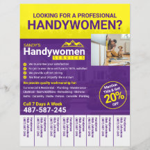 Handymanビジネスチラシ-ホームビジネス
