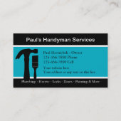 Handymanモダン Business Card 名刺 (正面)