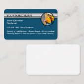 Handymanユニーク Business Cardsデザイン 名刺 (正面/裏面)
