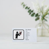 Handymanロゴのカスタマイズ可能なテンプレート 名刺 (スタンド正面)