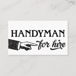 Handyman名刺 – カッコいいヴィンテージ 名刺