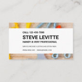 Handyman名刺 – 作業ツール 名刺 (裏面)